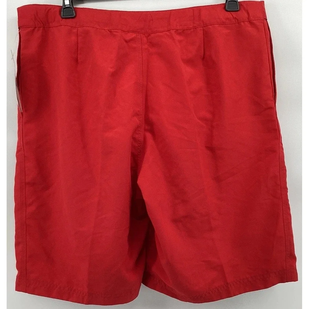 Speedo Men's Swim Trunks Size XLarge Red Performance Shorts
